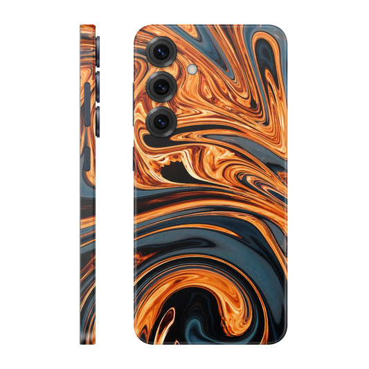 Folie de protectie Samsung Galaxy S25 FE, eSkins Signature, Skin Amber Blaze