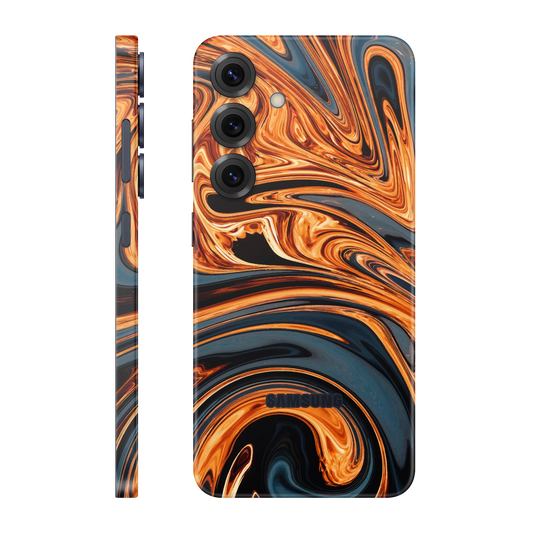 Folie de protectie pentru Samsung Galaxy S25 FE, eSkins Signature, Skin Amber Blaze