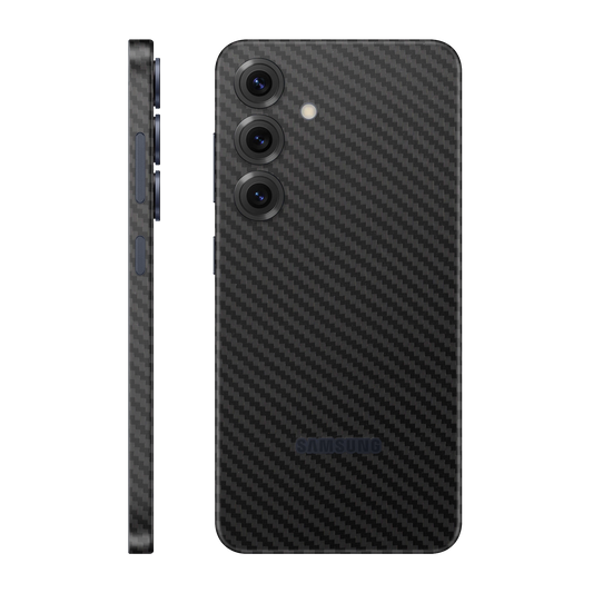 Folie de protectie pentru Samsung Galaxy S25 FE, eSkins Elegans, Skin Carbon Negru
