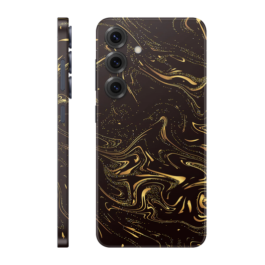 Folie de protectie Samsung Galaxy S25 FE, eSkins Signature, Golden Noir