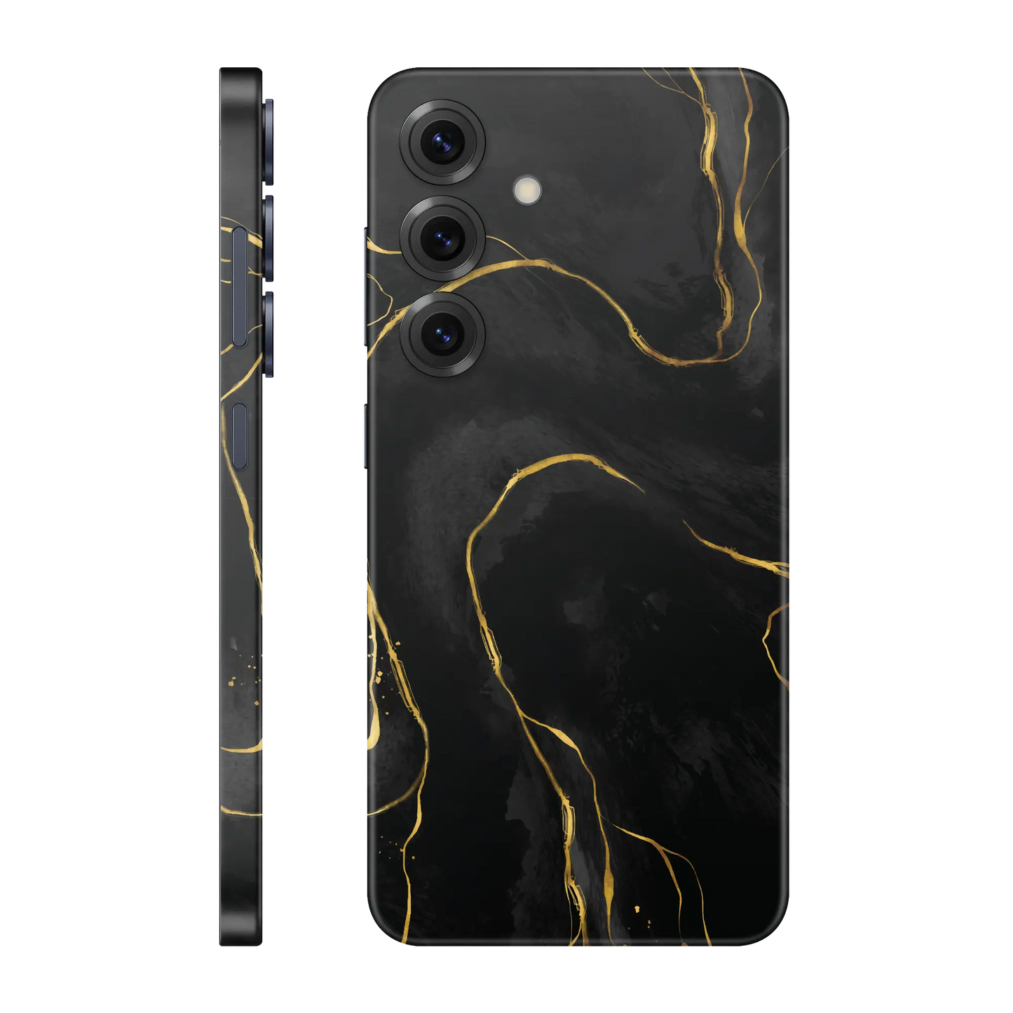 Folie de protectie Samsung Galaxy S25 FE, eSkins Signature, Skin Golden Onyx