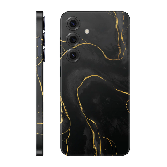 Folie de protectie Samsung Galaxy S25 FE, eSkins Signature, Skin Golden Onyx