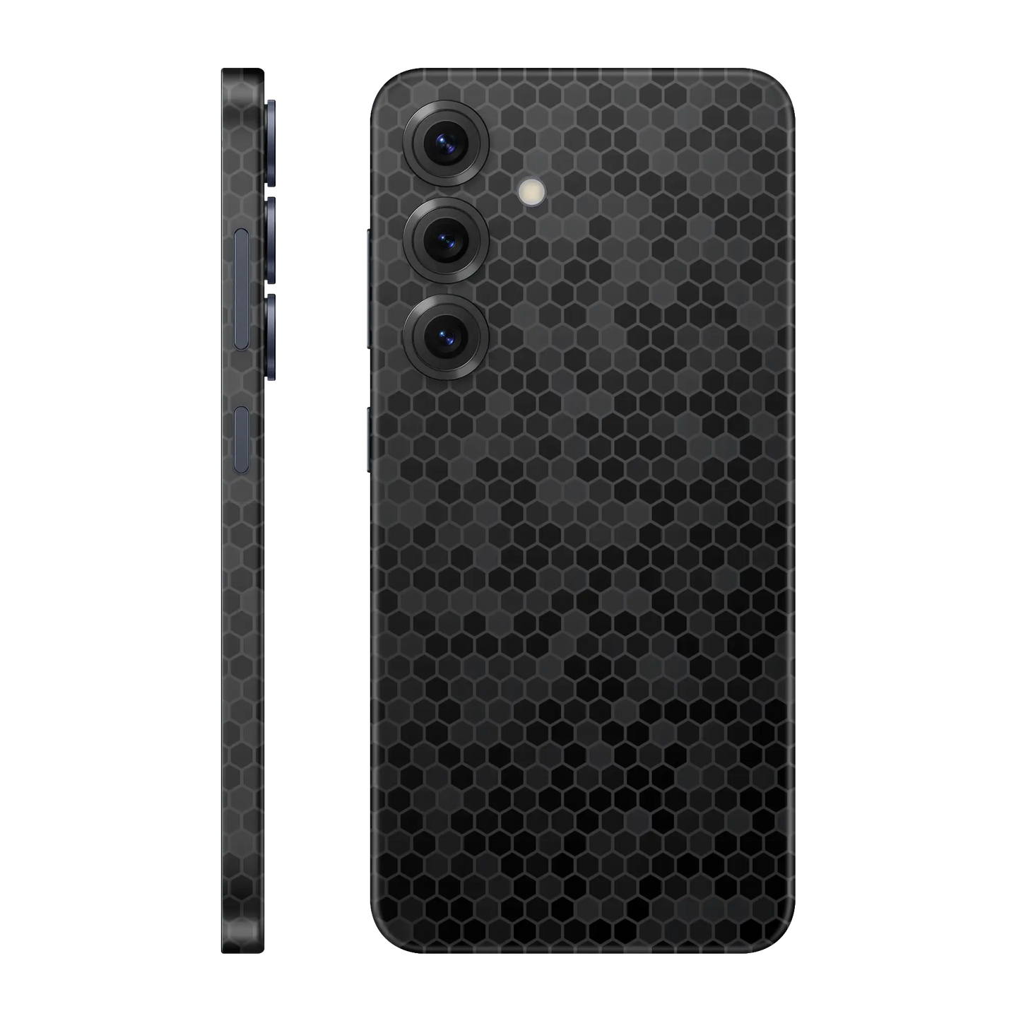 Folie de protectie Samsung Galaxy S25 FE, eSkins Elegans, Skin Honeycomb Negru