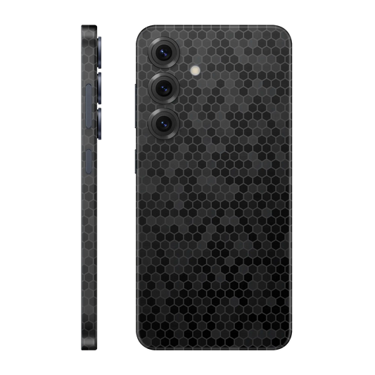 Folie de protectie Samsung Galaxy S25 FE, eSkins Elegans, Skin Honeycomb Negru