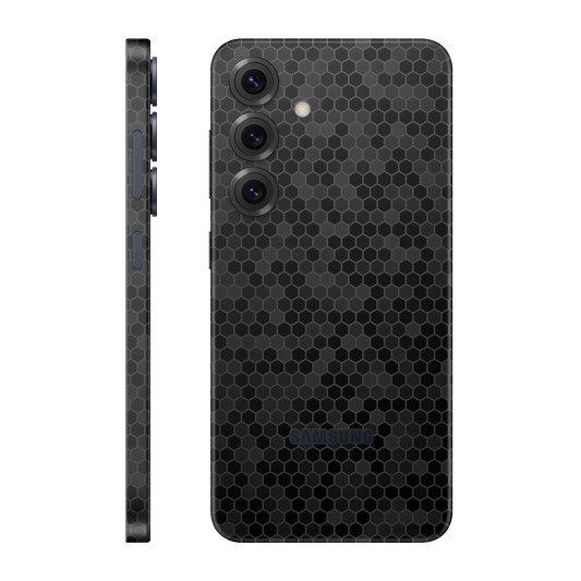 Folie de protectie pentru Samsung Galaxy S25 FE, eSkins Elegans, Skin Honeycomb Negru