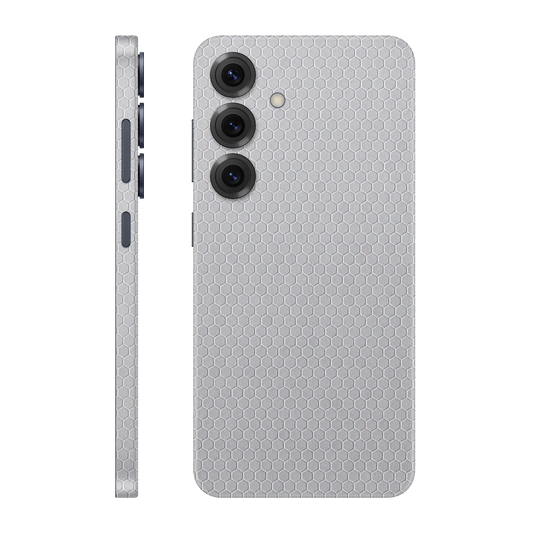 Folie de protectie Samsung Galaxy S25 FE, eSkins Elegans, Skin Honeycomb Gri