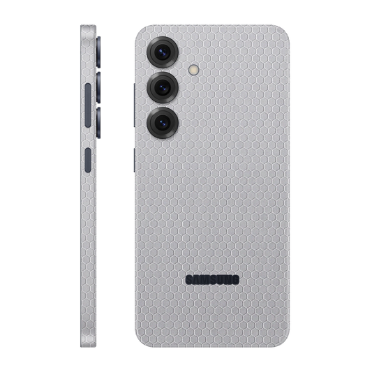 Folie de protectie pentru Samsung Galaxy S25 FE, eSkins Elegans, Skin Honeycomb Gri