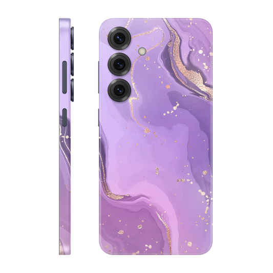 Folie de protectie Samsung Galaxy S25 FE, eSkins Signature, Skin Lavender Swirl