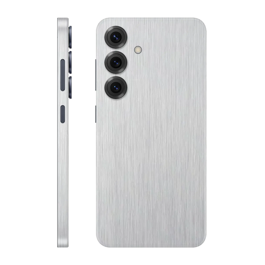 Folie de protectie Samsung Galaxy S25 FE, eSkins Elegans, Skin Metalic Gri