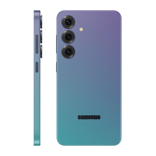Folie de protectie pentru Samsung Galaxy S25 FE, eSkins Unique, Skin Cameleon Turcoaz-Lavanda