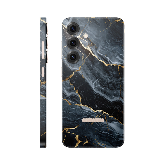 Folie de protectie pentru Samsung Galaxy S25, eSkins Signature, Skin Gilded Abyss
