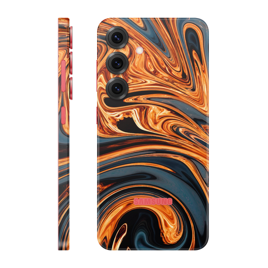 Folie de protectie pentru Samsung Galaxy S25 Plus, eSkins Signature, Skin Amber Blaze