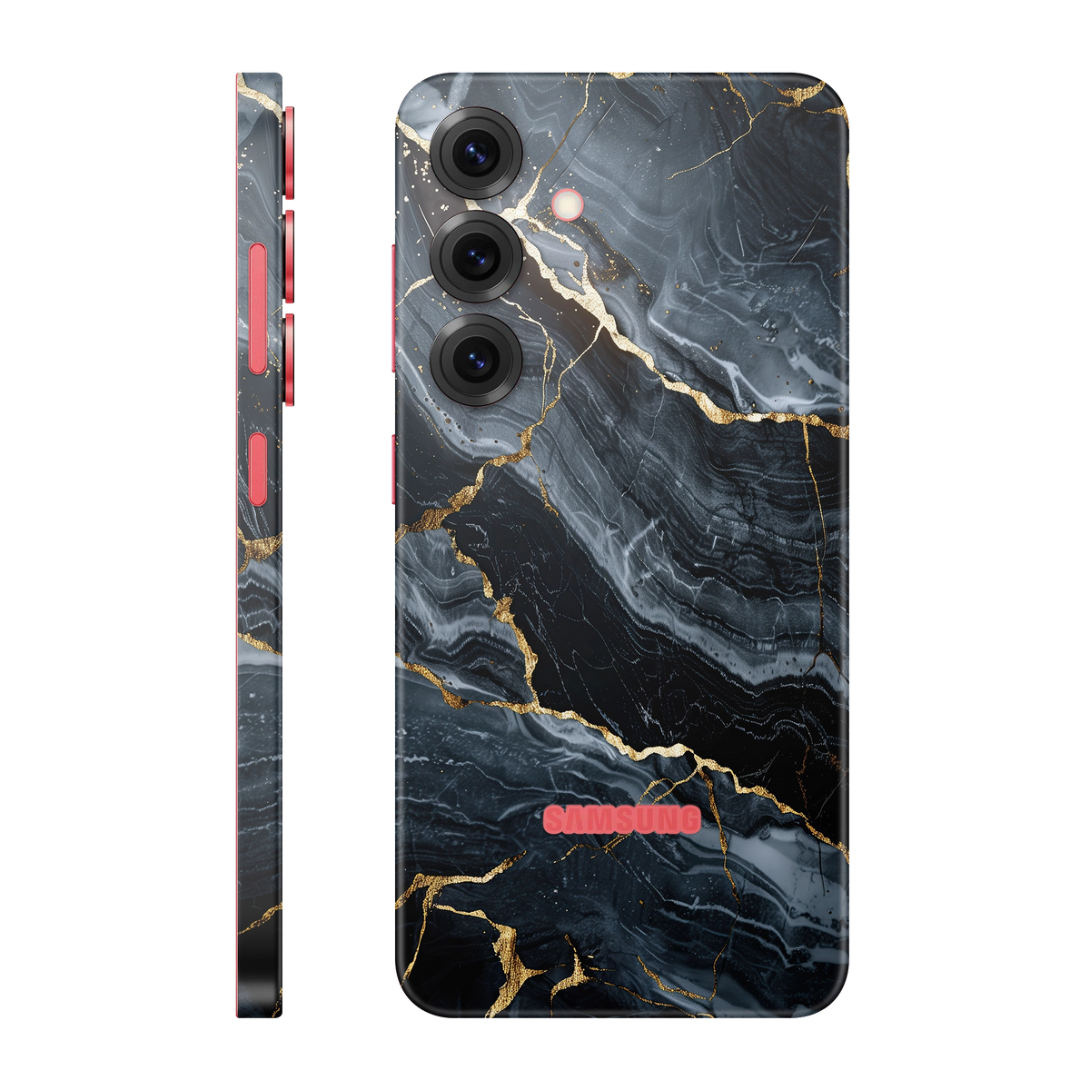 Folie de protectie pentru Samsung Galaxy S25 Plus, eSkins Signature, Skin Gilded Abyss