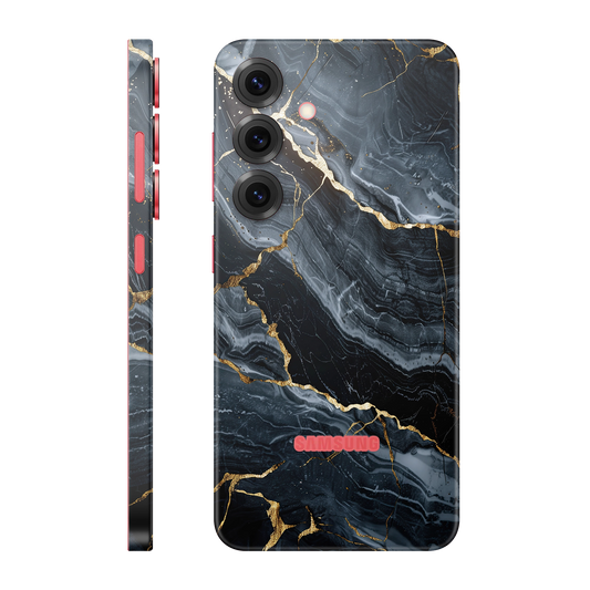 Folie de protectie pentru Samsung Galaxy S25 Plus, eSkins Signature, Skin Gilded Abyss