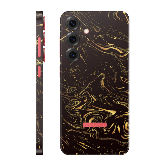 Folie de protectie pentru Samsung Galaxy S25 Plus, eSkins Signature, Skin Golden Noir