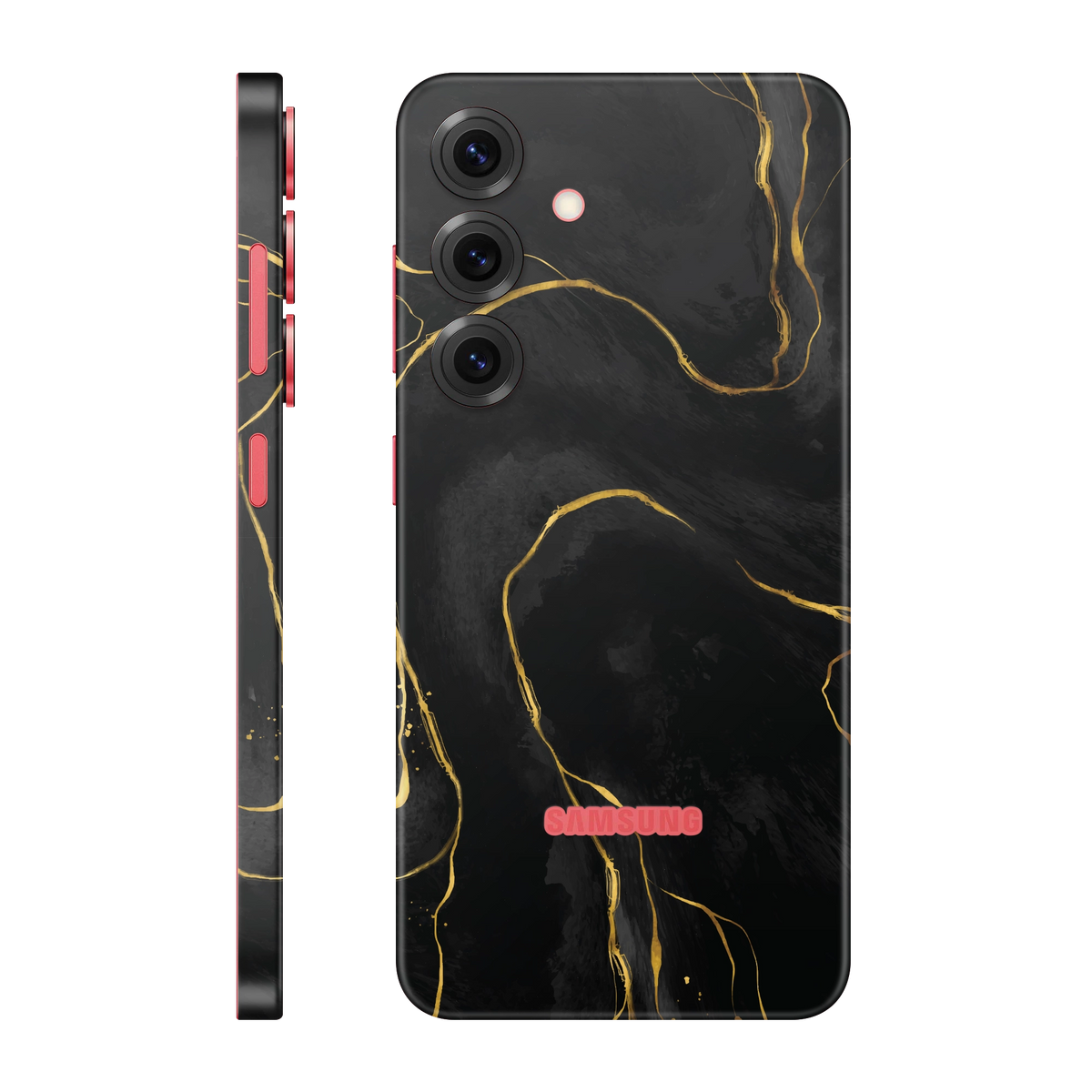Folie de protectie pentru Samsung Galaxy S25 Plus, eSkins Signature, Skin Golden Onyx