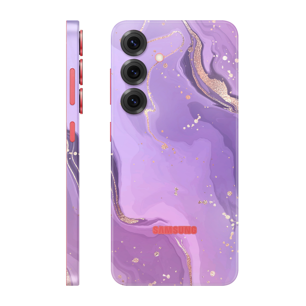 Folie de protectie pentru Samsung Galaxy S25 Plus, eSkins Signature, Skin Lavender Swirl