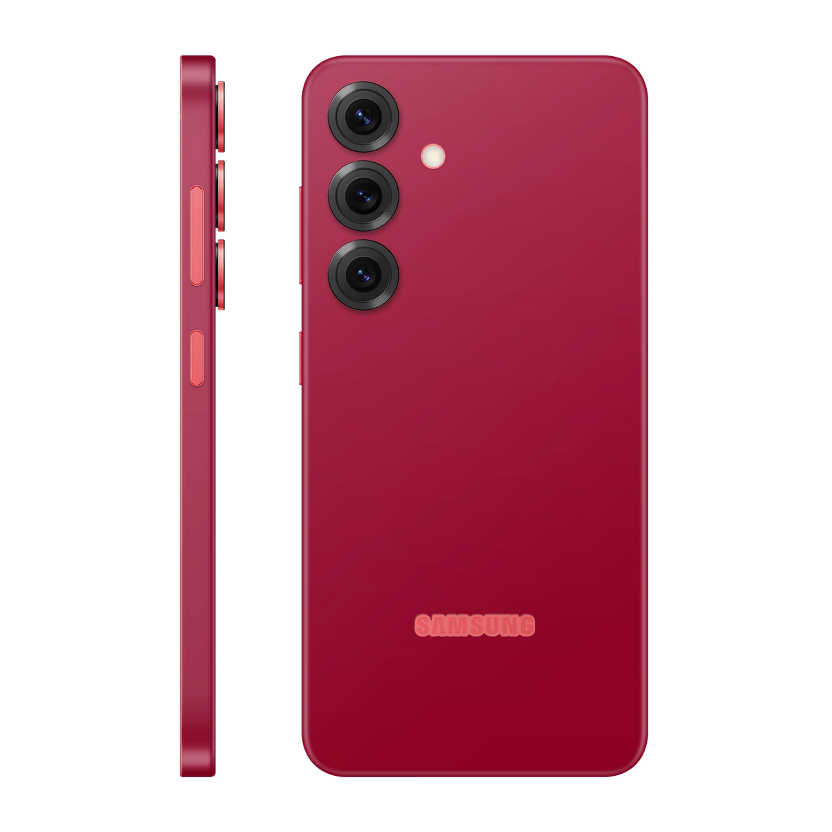 Folie de protectie pentru Samsung Galaxy S25 Plus, eSkins Unique, Skin Mat Rosu