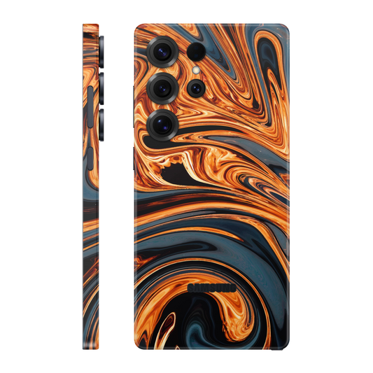 Folie de protectie pentru Samsung Galaxy S25 Ultra, eSkins Signature, Skin Amber Blaze
