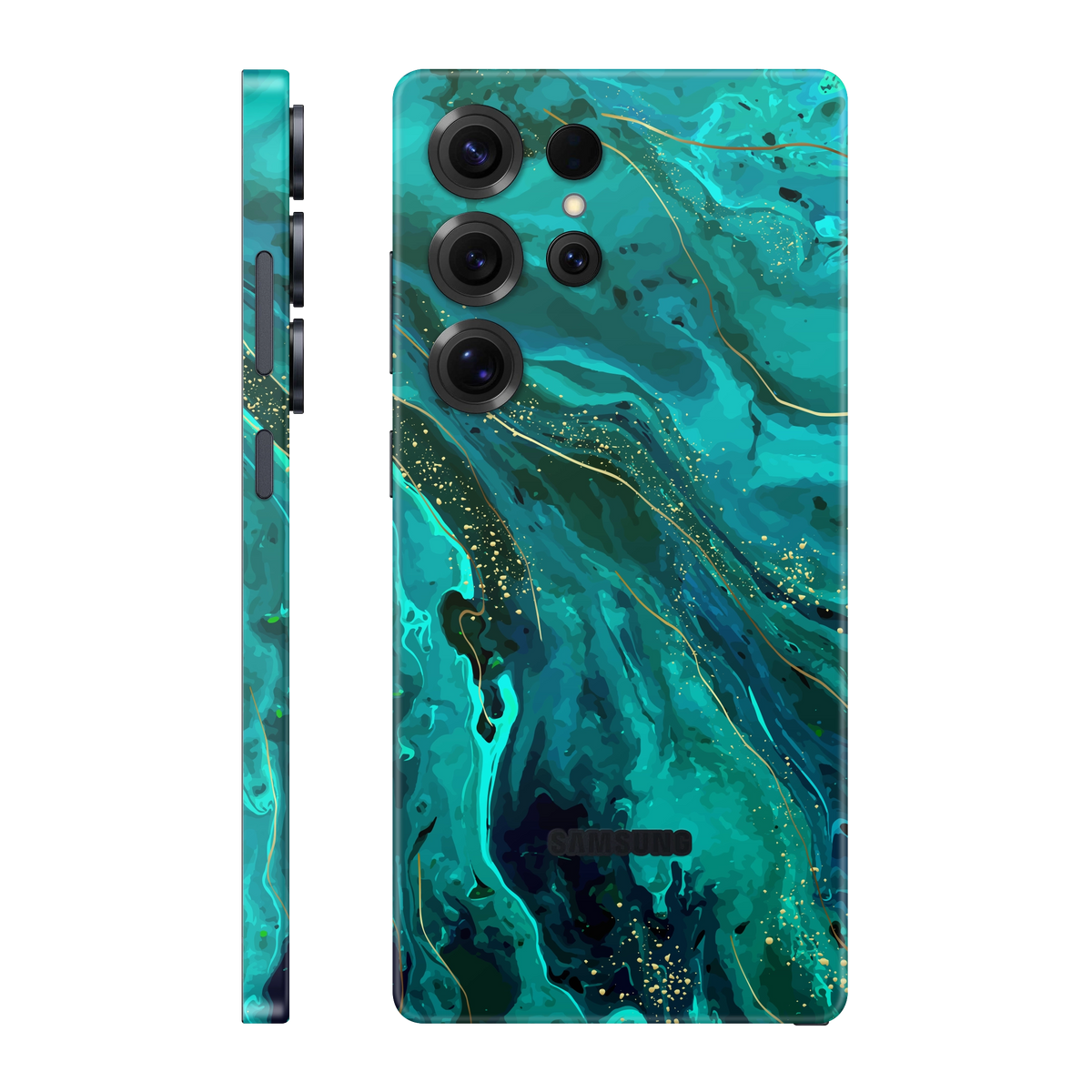 Folie de protectie pentru Samsung Galaxy S25 Ultra, eSkins Signature, Skin Celestial Lagoon