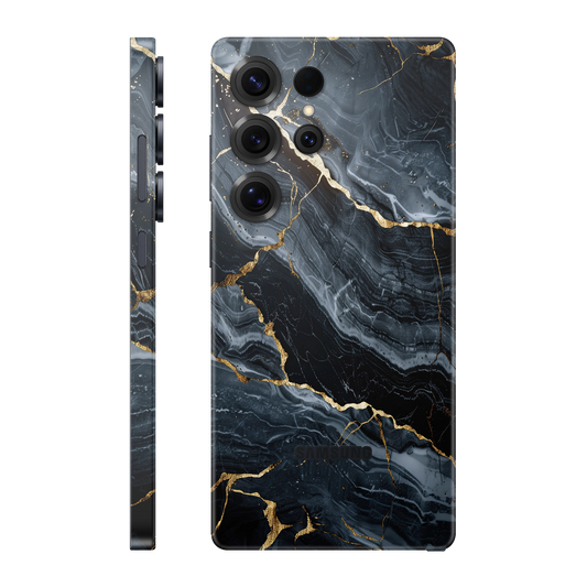 Folie de protectie pentru Samsung Galaxy S25 Ultra, eSkins Signature, Skin Gilded Abyss