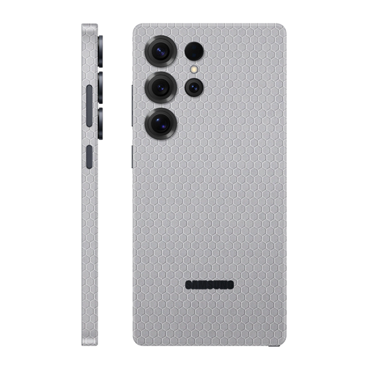 Folie de protectie pentru Samsung Galaxy S25 Ultra, eSkins Elegans, Skin Honeycomb Gri