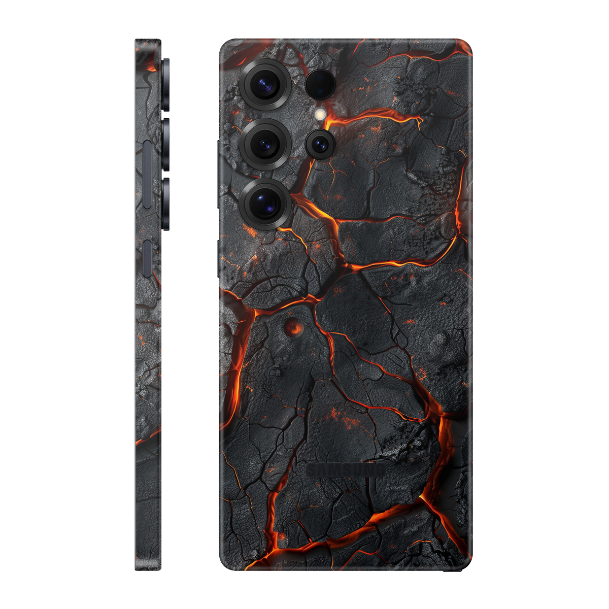 Folie de protectie pentru Samsung Galaxy S25 Ultra, eSkins Signature, Skin Inferno Crust