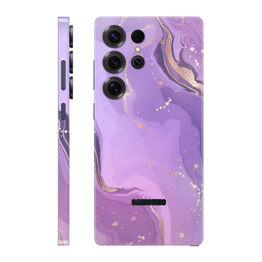 Folie de protectie pentru Samsung Galaxy S25 Ultra, eSkins Signature, Skin Lavender Swirl