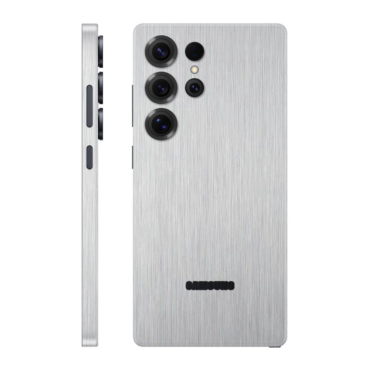 Folie de protectie pentru Samsung Galaxy S25 Ultra, eSkins Elegans, Skin Metalic Gri