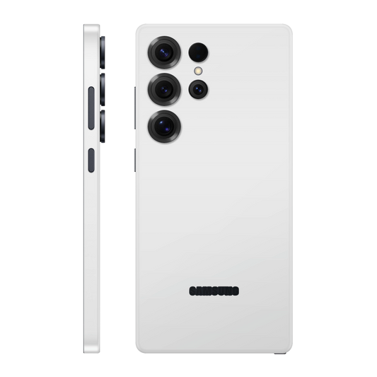 Folie de protectie pentru Samsung Galaxy S25 Ultra, eSkins Unique, Skin Mat Alb