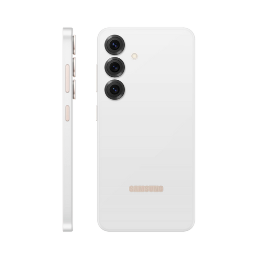Folie de protectie pentru Samsung Galaxy S25, eSkins Unique, Skin Mat Alb