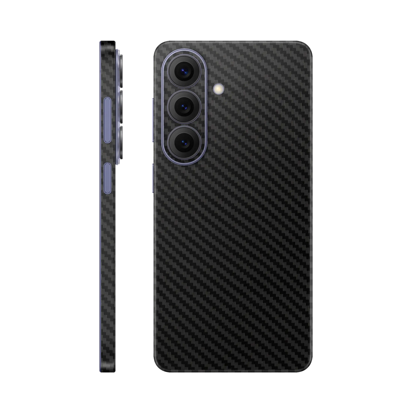 Folie de protectie Samsung Galaxy S26, eSkins Elegans, Skin Carbon Negru