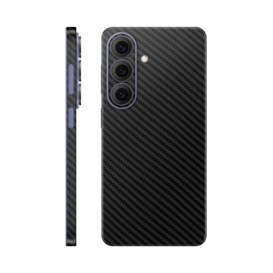 Folie de protectie Samsung Galaxy S26, eSkins Elegans, Skin Carbon Negru