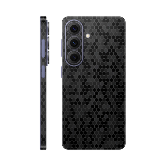 Folie de protectie Samsung Galaxy S26, eSkins Elegans, Skin Honeycomb Negru