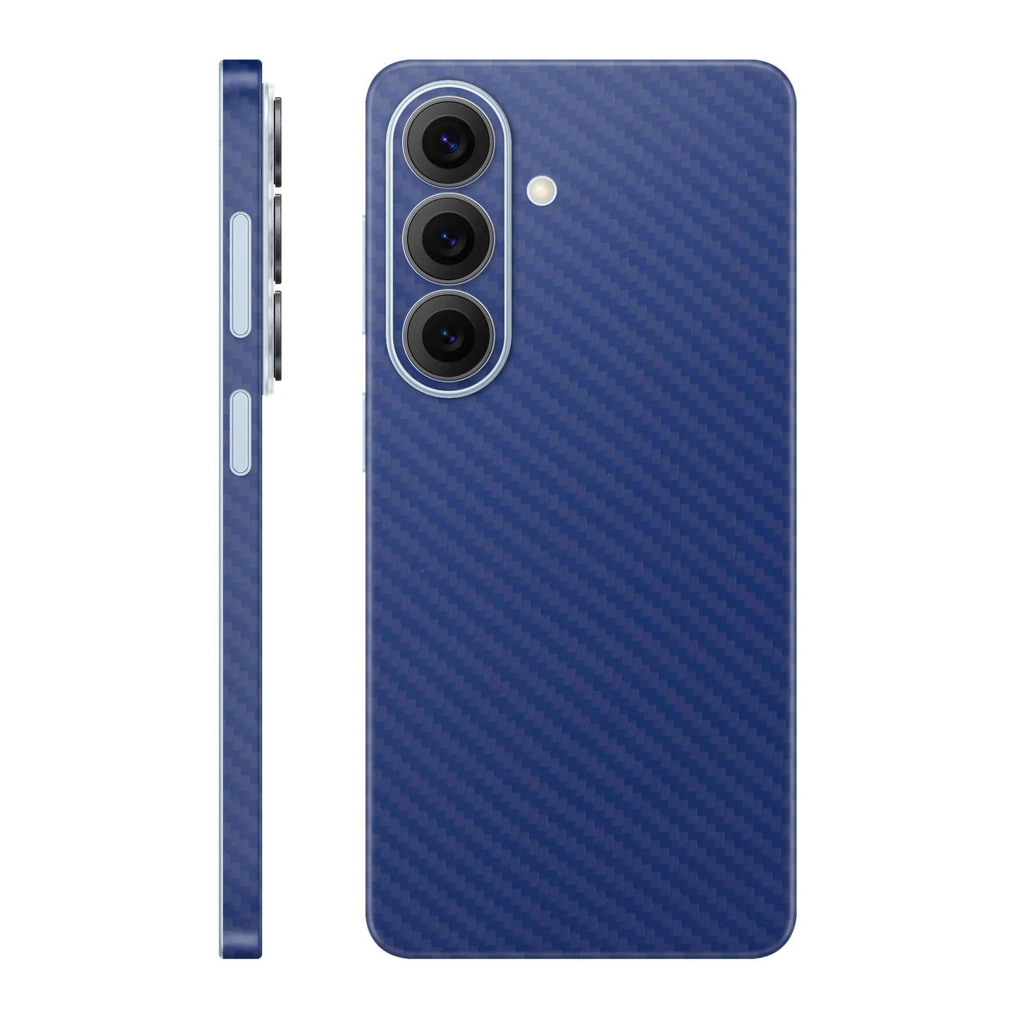 Folie de protectie Samsung Galaxy S26 Plus, eSkins Elegans, Skin Carbon Albastru