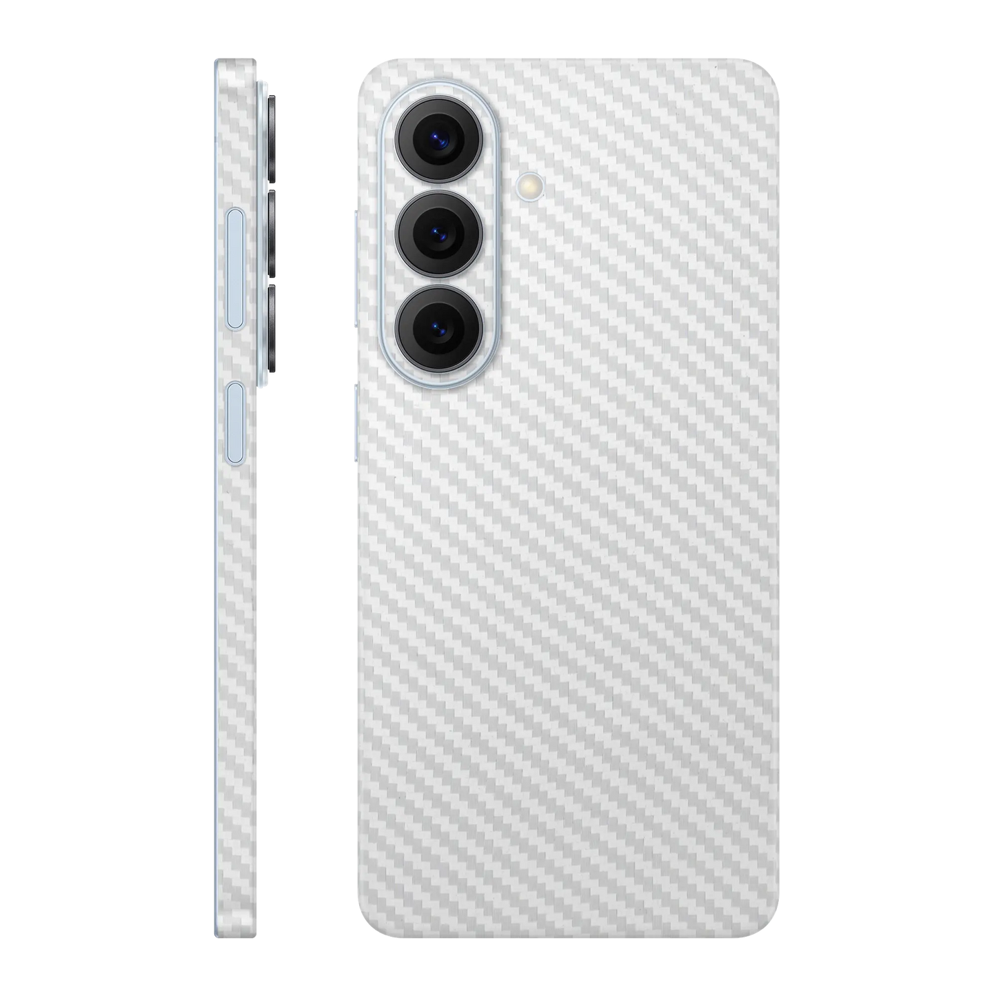 Folie de protectie Samsung Galaxy S26 Plus, eSkins Elegans, Skin Carbon Alb