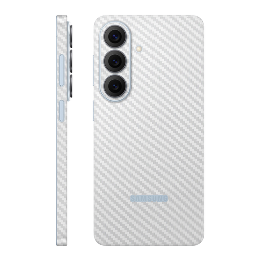 Folie de protectie pentru Samsung Galaxy S26 Plus, eSkins Elegans, Skin Carbon Alb