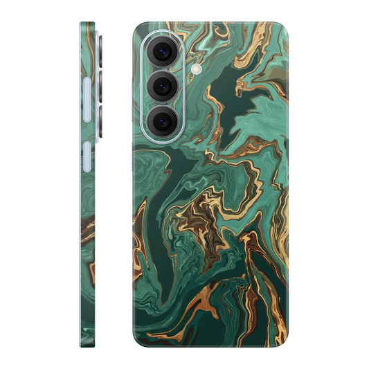Folie de protectie Samsung Galaxy S26 Plus, eSkins Signature, Skin Emerald Flow