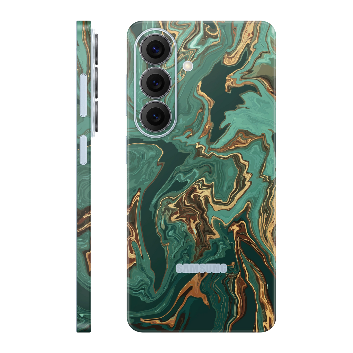 Folie de protectie pentru Samsung Galaxy S26 Plus, eSkins Signature, Skin Emerald Flow