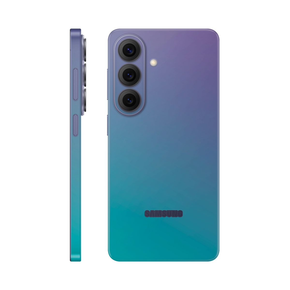 Folie de protectie pentru Samsung Galaxy S26, eSkins Unique, Skin Cameleon Turcoaz-Lavanda