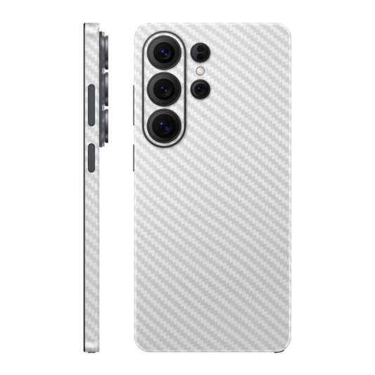 Folie de protectie Samsung Galaxy S26 Ultra, eSkins Elegans, Skin Carbon Alb