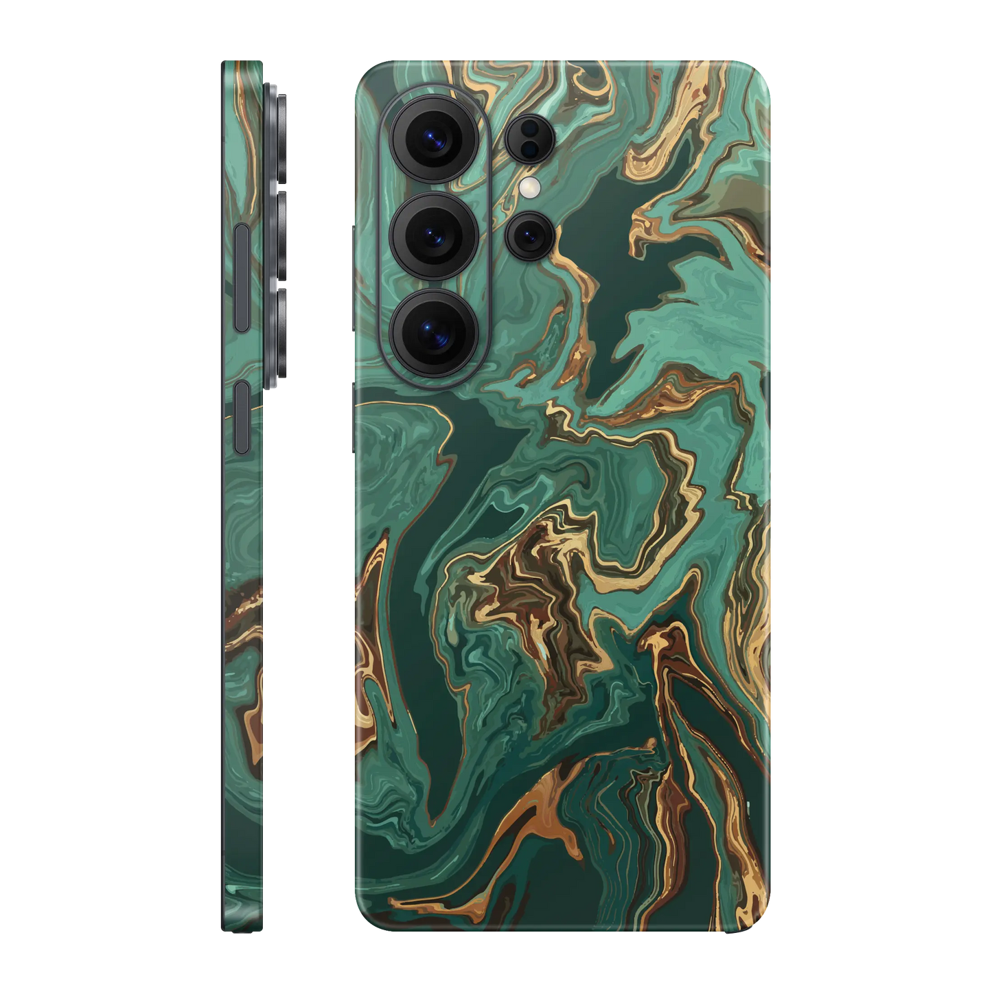 Folie de protectie Samsung Galaxy S26 Ultra, eSkins Signature, Skin Emerald Flow