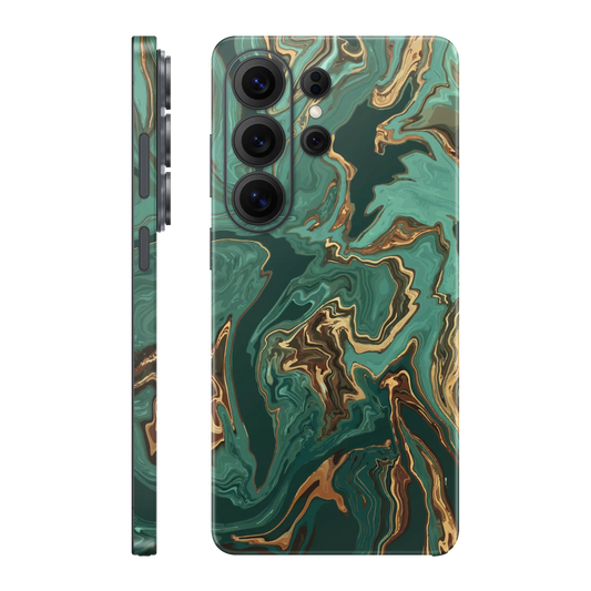 Folie de protectie Samsung Galaxy S26 Ultra, eSkins Signature, Skin Emerald Flow