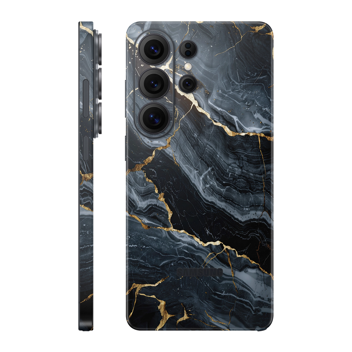 Folie de protectie pentru Samsung Galaxy S26 Ultra, eSkins Signature, Skin Gilded Abyss