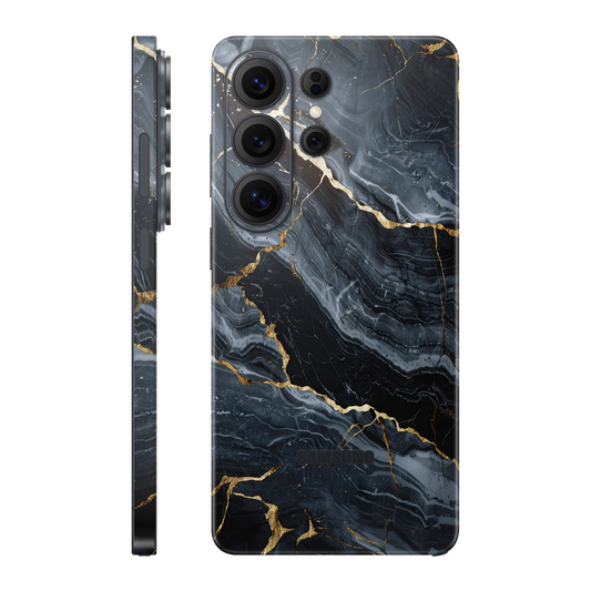 Folie de protectie pentru Samsung Galaxy S26 Ultra, eSkins Signature, Skin Gilded Abyss