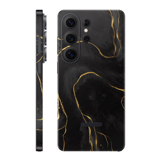 Folie de protectie pentru Samsung Galaxy S26 Ultra, eSkins Signature, Skin Golden Onyx