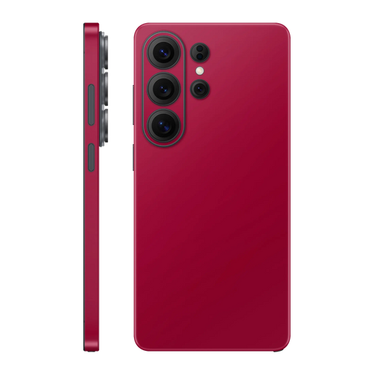 Folie de protectie Samsung Galaxy S26 Ultra, eSkins Unique, Skin Mat Rosu
