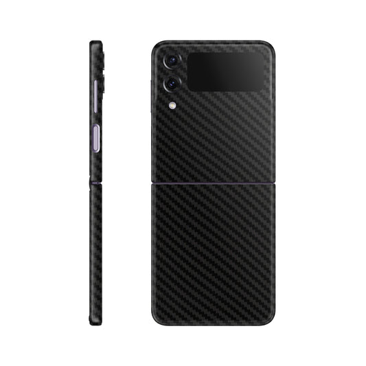 Skin Samsung Galaxy Z Flip 4, Carbon 3D Black