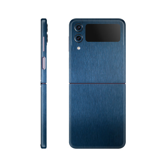 Skin Samsung Galaxy Z Flip 4, Metallic 3D Blue