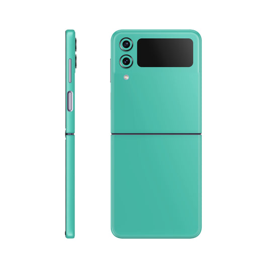 Skin Samsung Galaxy Z Flip 4, Matt Mint Green